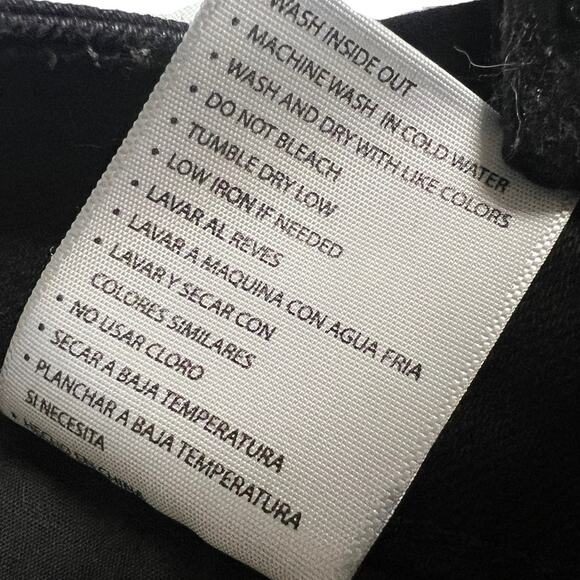 KanCan Skinny Jeans Button Fly High Waist Black Denim Pants Casual Women's 26 - Picture 9 of 10
